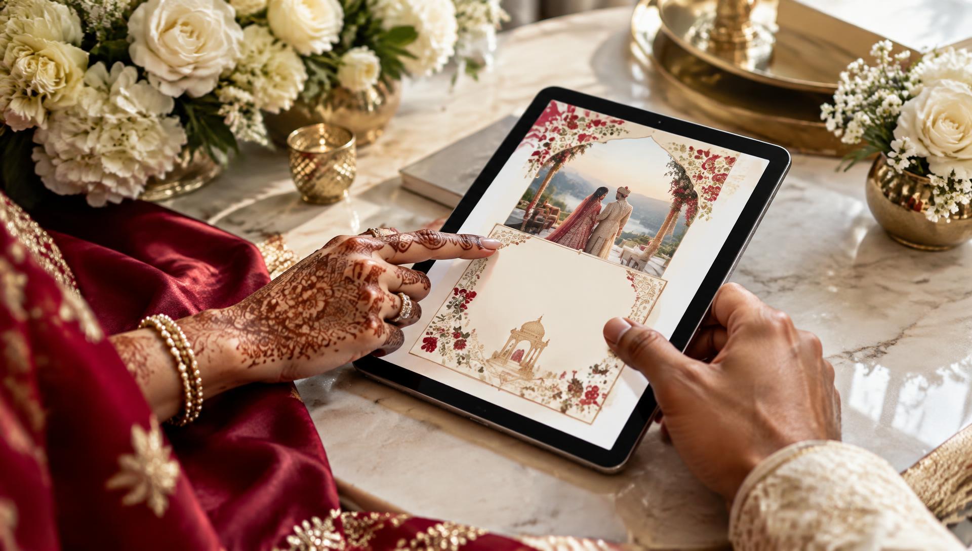 How South Asian couples in the U.S. are using digital wedding invitations beyond the invite